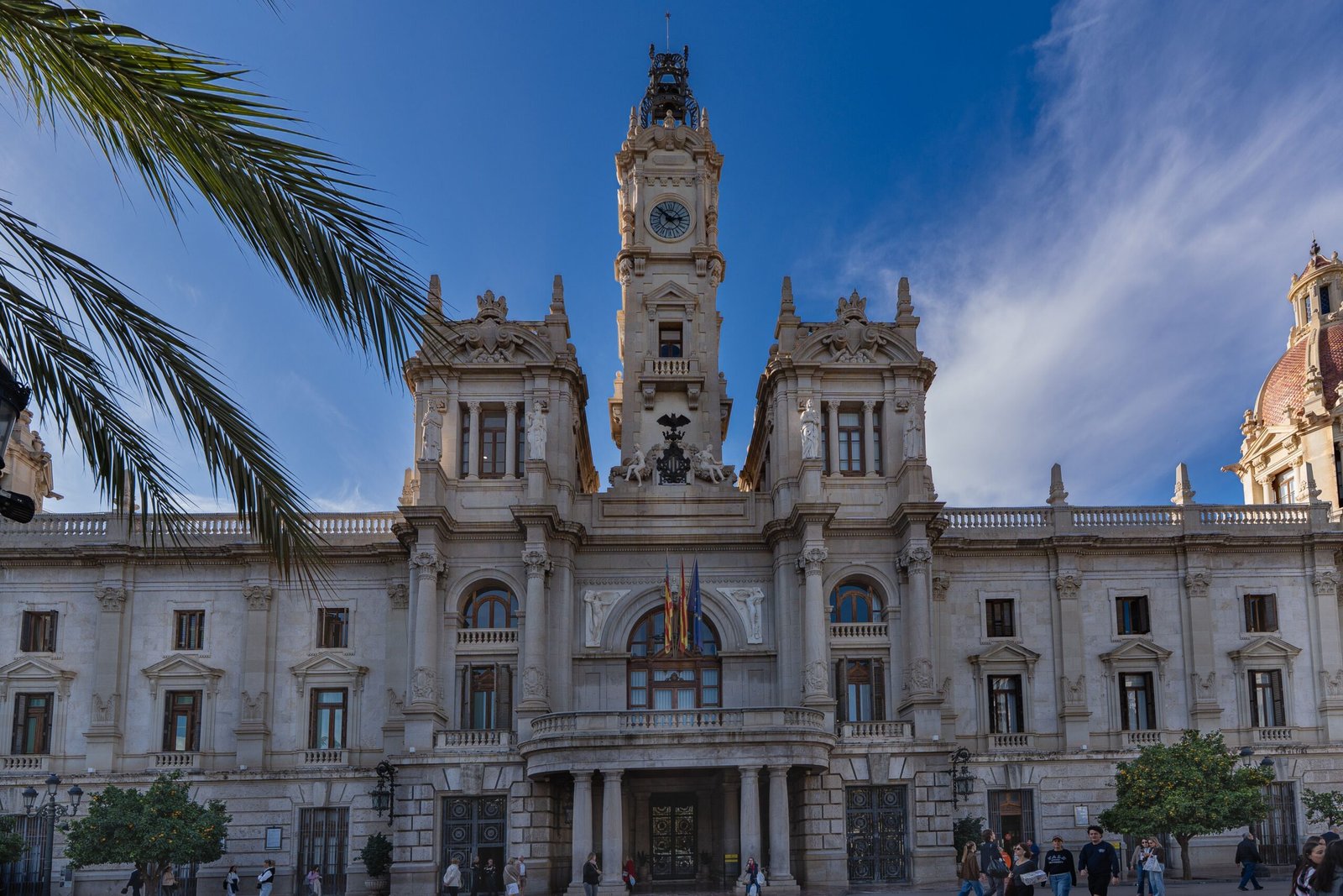 Ayuntamiento de Valencia en la Plaza del Ayuntamiento